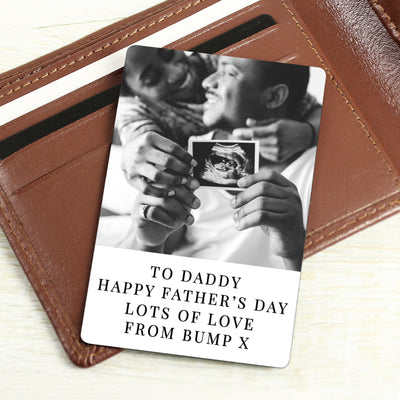Personalised Photo Upload Wallet Card by Really Cool Gifts