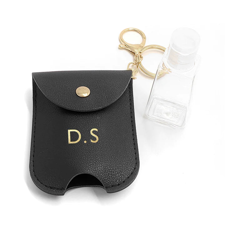 Personalised Hand Sanitiser Holder Keyring