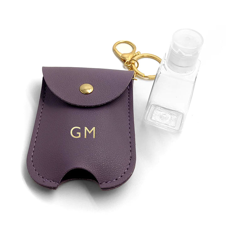 Personalised Hand Sanitiser Holder Keyring