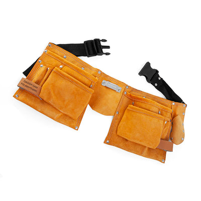 PERSONALISED DAD'S 11-POCKET LEATHER TOOL BELT Really Cool Gifts