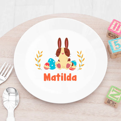 Personalised Children's Spring Bunny Plate