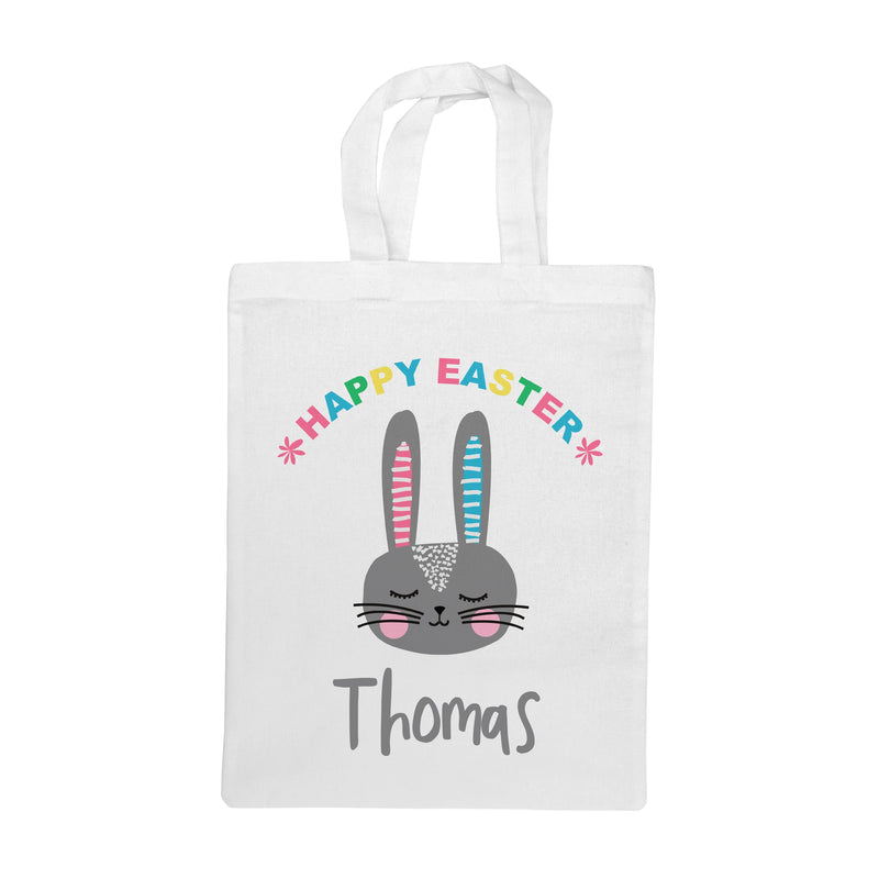 Personalised Rabbit Easter Egg Hunt Bag