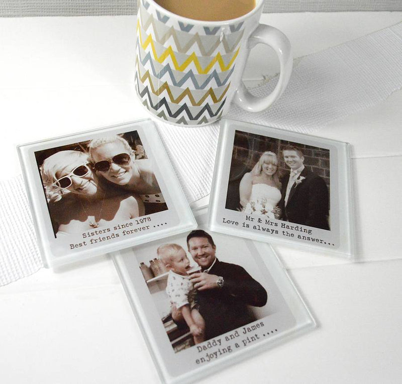 Personalised Glass Photo Coaster by Really Cool Gifts