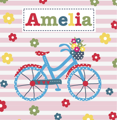 Personalised Girl's Floral Money Box