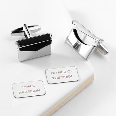 Personalised Secret Message Envelope Cufflinks - Really Cool Gifts