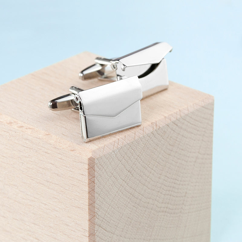 Personalised Secret Message Envelope Cufflinks - Really Cool Gifts