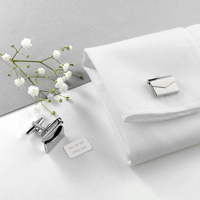 Personalised Secret Message Envelope Cufflinks - Really Cool Gifts