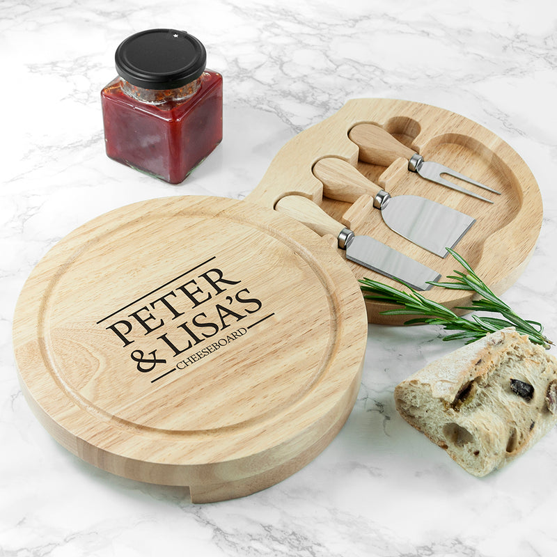 Personalised Couple Cheese Board by Really Cool Gifts