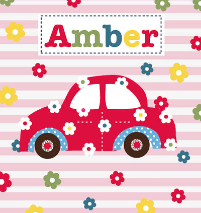 Personalised Girl's Floral Money Box
