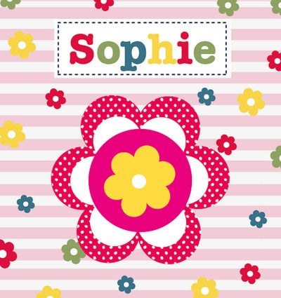 Personalised Girl's Floral Money Box