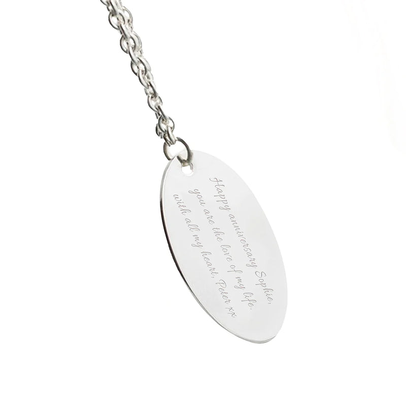Personalised Silver Plated Rose
