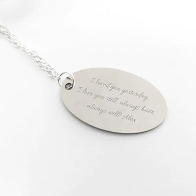 Personalised Silver Plated Rose