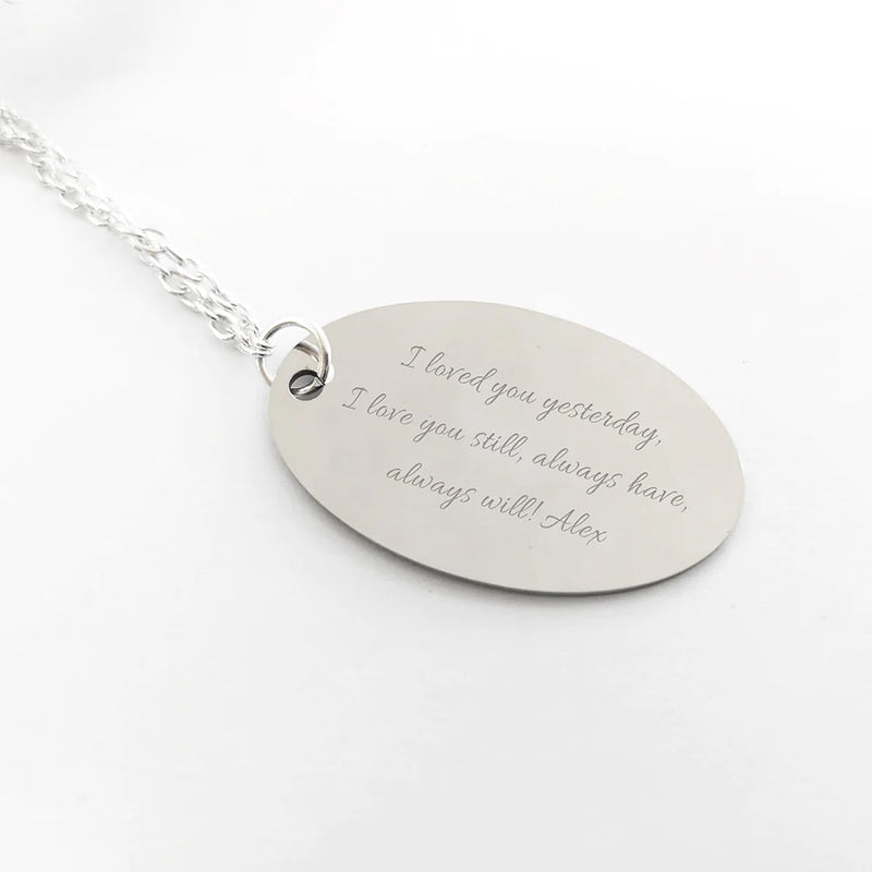 Personalised Silver Plated Rose