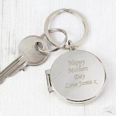 Personalised Round Photo Keyring by Really Cool Gifts