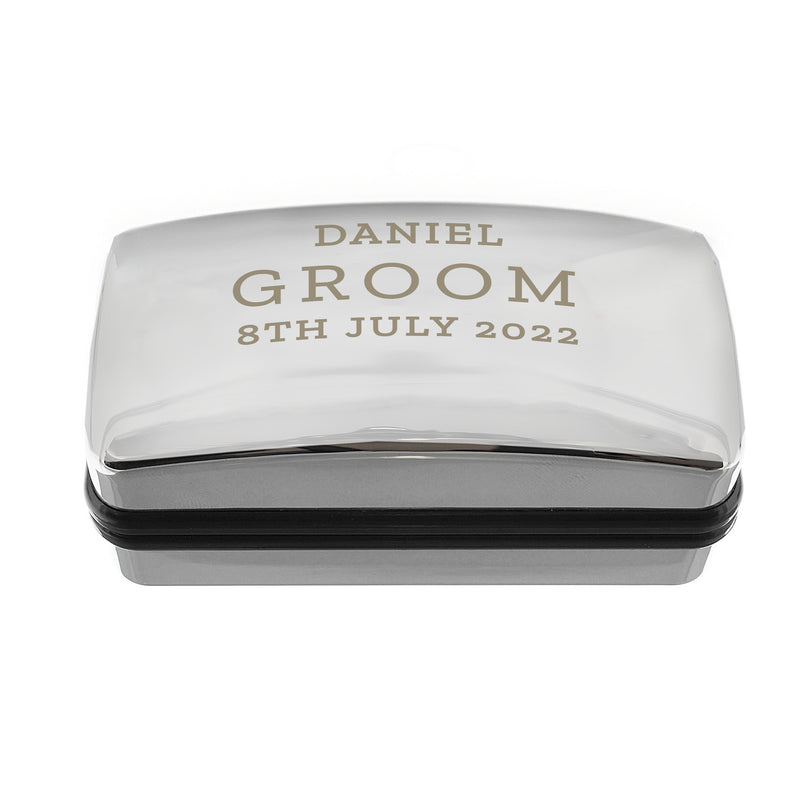 Really Cool Gifts - Personalised Wedding Cufflink Box
