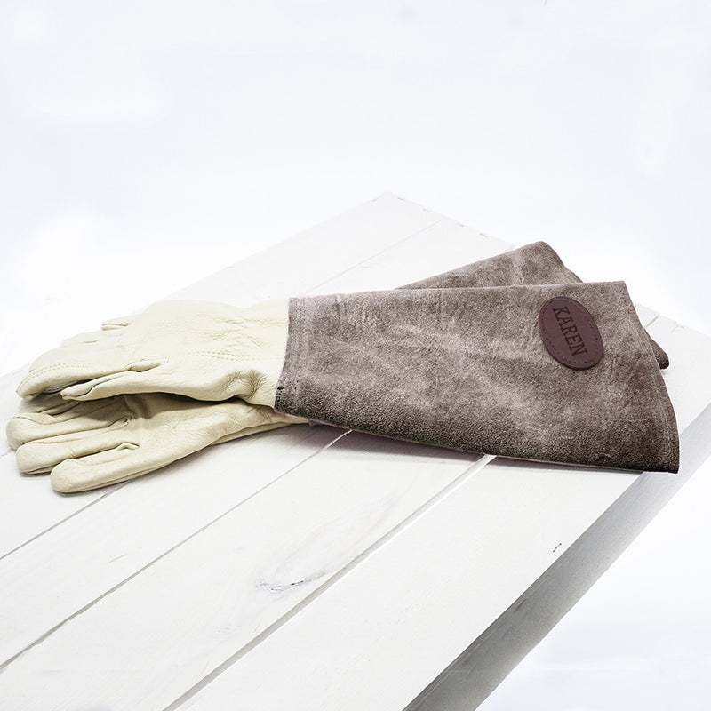 Brown Leather Gardening Gloves Really Cool Gifts