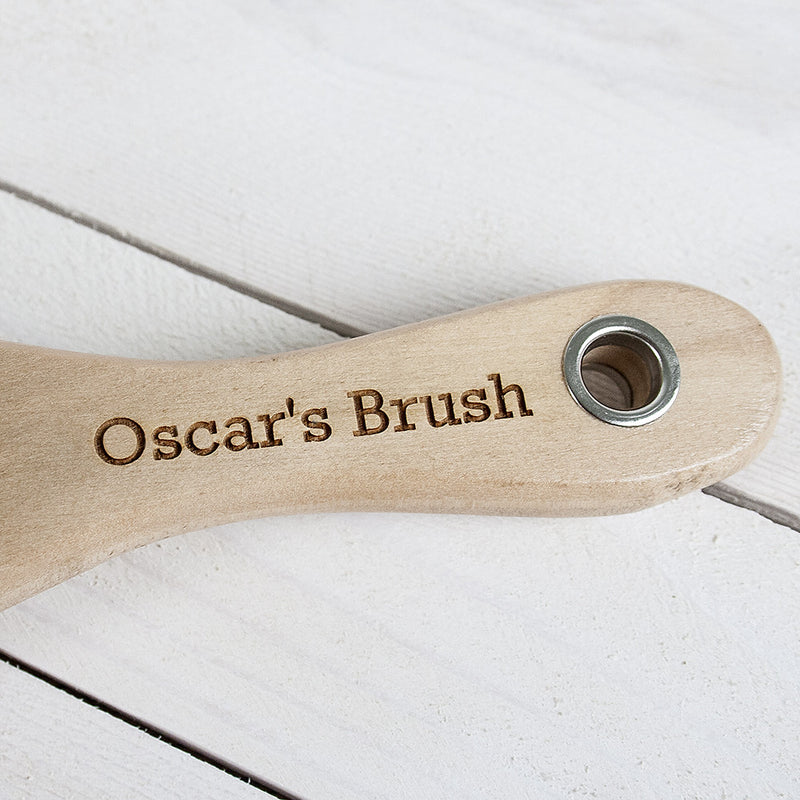 Personalised Wooden Dog Brush by Really Cool Gifts Really Cool Gifts
