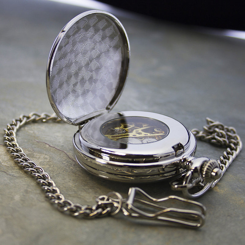Personalised Heritage Dual-Side Pocket Watch by Really Cool Gifts Really Cool Gifts