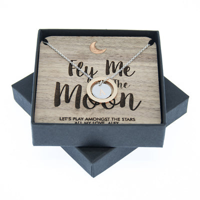 Personalised To The Moon Necklace And Keepsake by Really Cool Gifts Really Cool Gifts