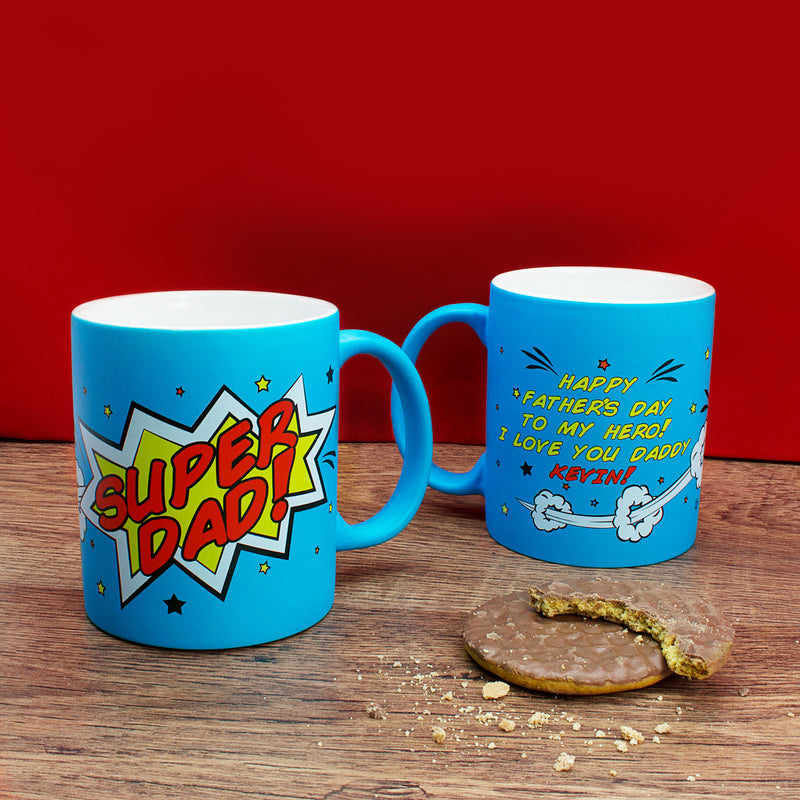 Super Dad! Matte Coloured Mug by Really Cool Gifts