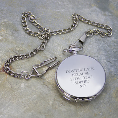 Personalised Heritage Dual-Side Pocket Watch by Really Cool Gifts Really Cool Gifts