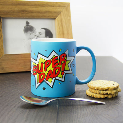 Super Dad! Matte Coloured Mug by Really Cool Gifts
