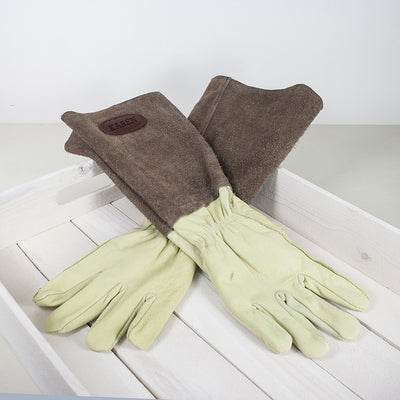 Brown Leather Gardening Gloves Really Cool Gifts