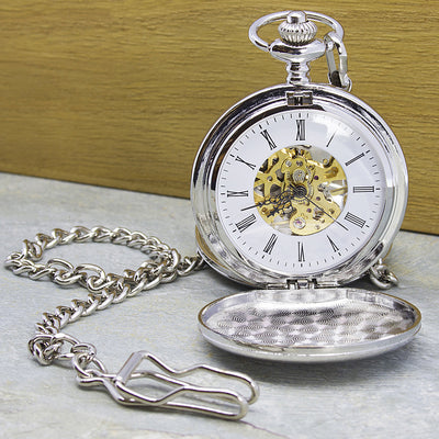 Personalised Heritage Dual-Side Pocket Watch by Really Cool Gifts Really Cool Gifts