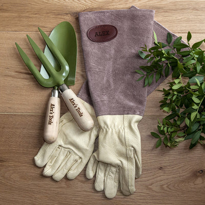 Brown Leather Gardening Gloves Really Cool Gifts