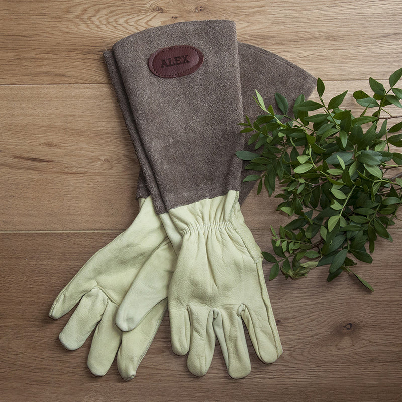 Brown Leather Gardening Gloves Really Cool Gifts