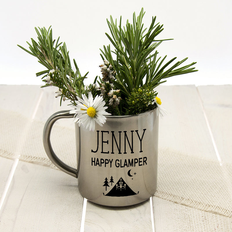 Happy Glamper Outdoor Mug by Really Cool Gifts Really Cool Gifts