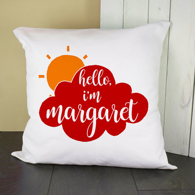 Personalised Baby On Cloud Cushion Cover By Really Cool Gifts