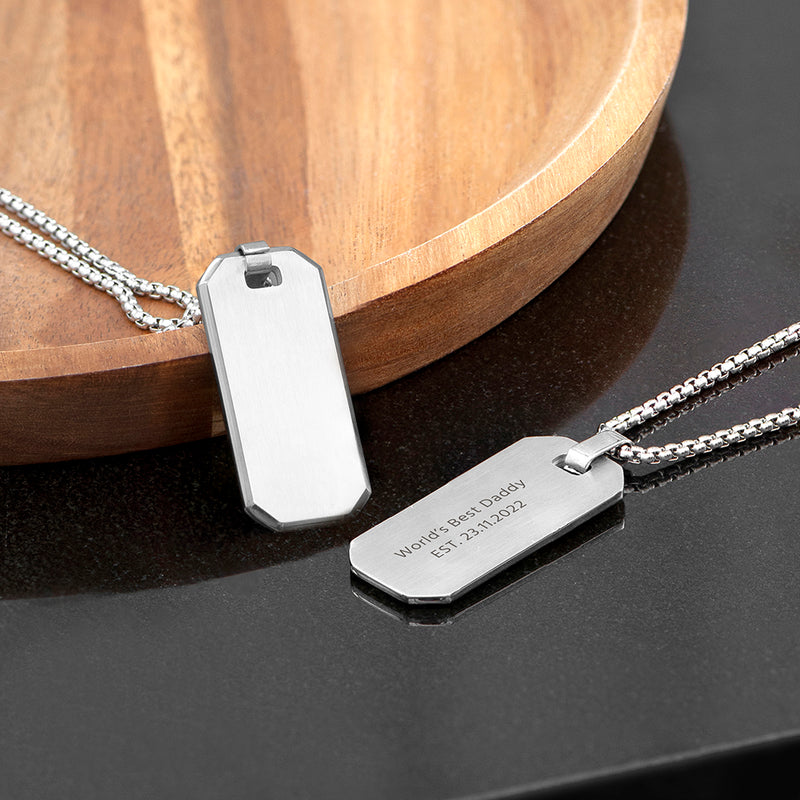 Personalised Silver Men&