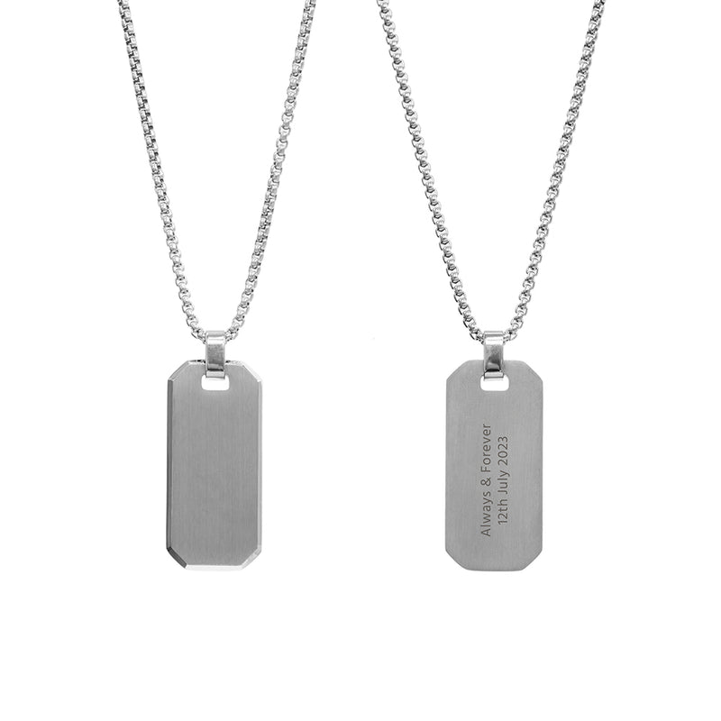 Personalised Silver Men&