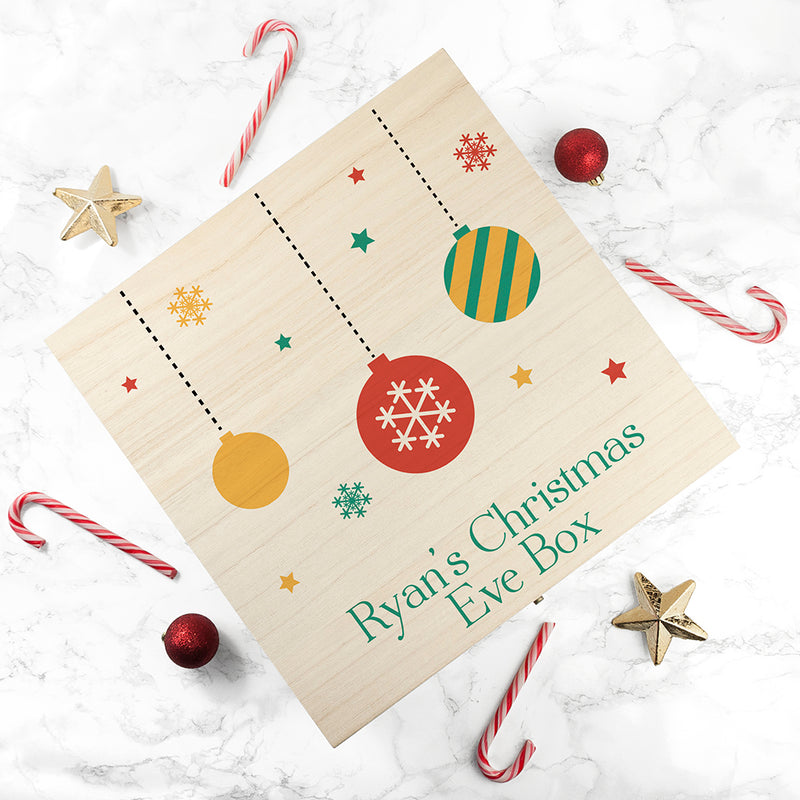 Personalised Bauble Christmas Eve Box by Really Cool Gifts