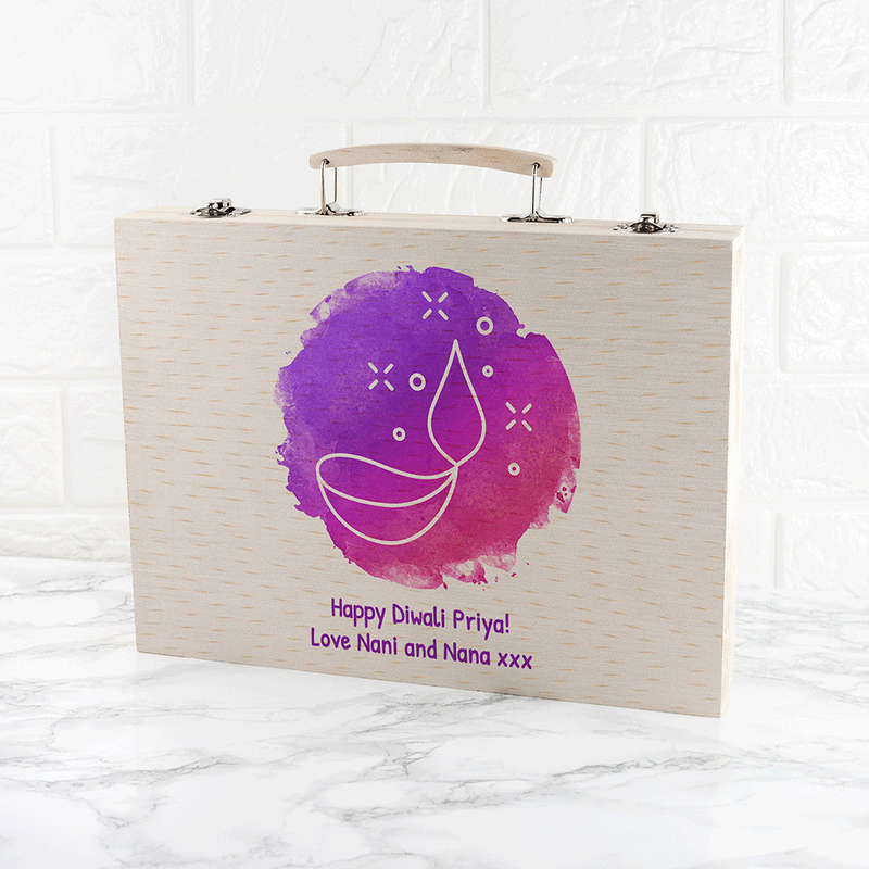 Personalised Diwali Lamp Colouring Set by Really Cool Gifts