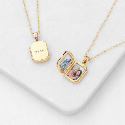 Personalised Rectangular Photo Locket by Really Cool Gifts Really Cool Gifts