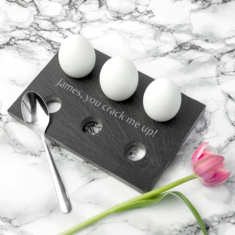 Personalised Slate Egg Holder by Really Cool Gifts Really Cool Gifts